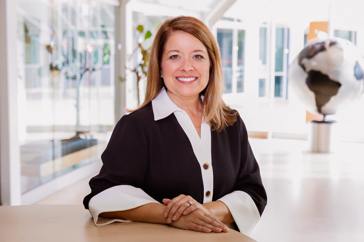 lincoln county nc economic development leadership headshot black and white dress